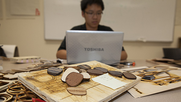 The student founders of Northwood share similar interests in design and woodworking.