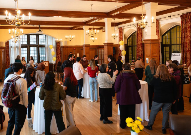 Members of the Queen's community attending the celebration. (Dylan Manary / Office of the Rector)