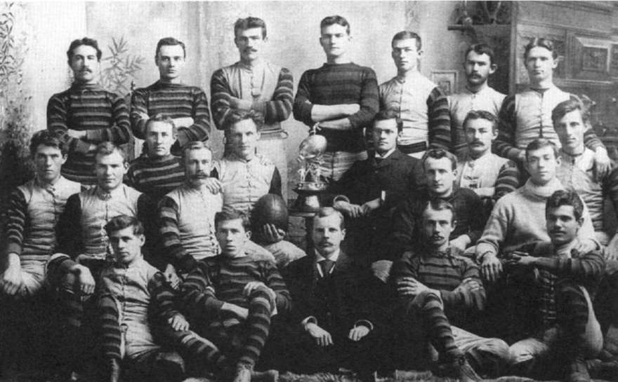 Team photo of the 1893 national-championship-winning team.
