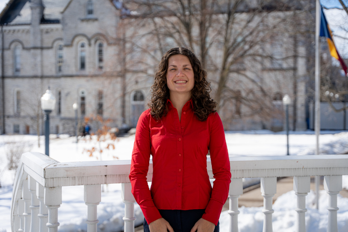 Hannah Burrows. (Dylan Manary, Sci'25)