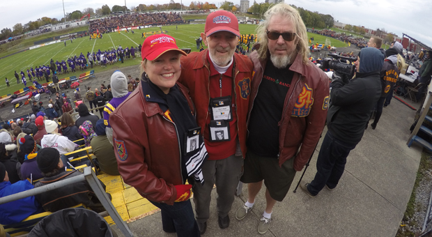 The Bates where Queen's jackets at Richardson Stadium