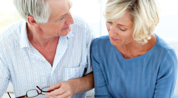 Couple planning a gift