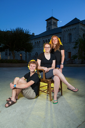 Mark Godin, Katherine Silins, and Robin Johannsen