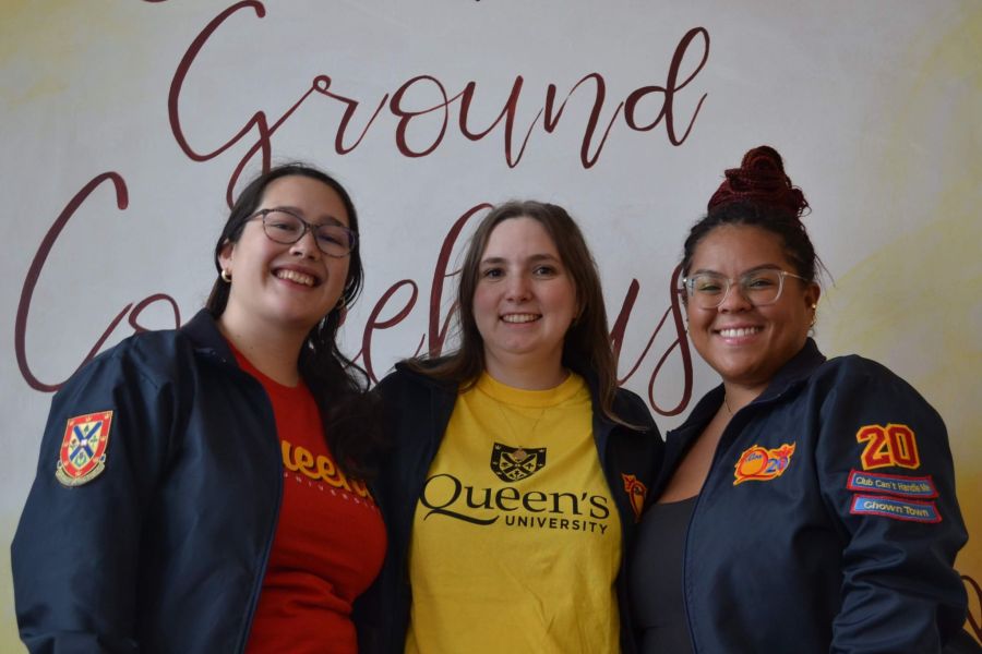 Erin Pyle, BNSc’20, Emma Lane, BNSc’20, and Chelsea Mckoy, BNSc’20   