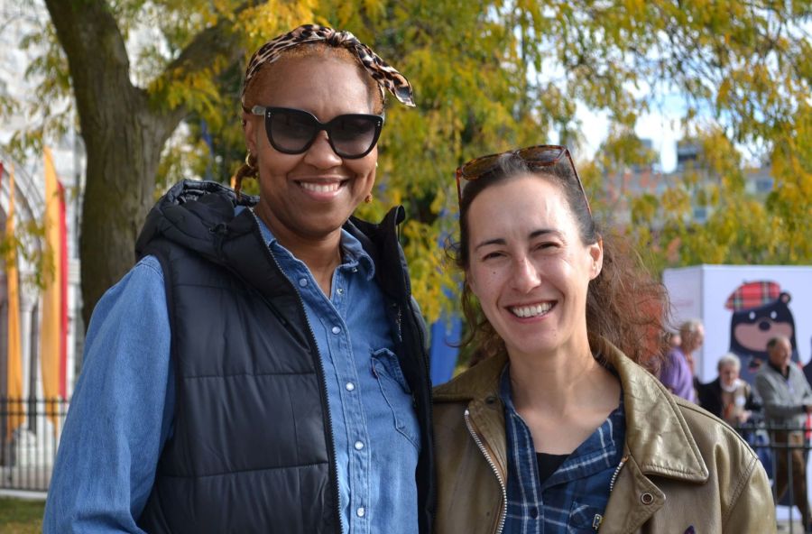 Johnelle Lanham, Sc’05, MASc’07, and Kendra Hartley, Sc’05