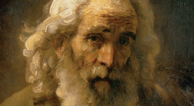 Rembrandt Harmensz. van Rijn, Head of an Old Man with Curly Hair, around 1659. Gift of Daniel and Linda Bader, 2019.