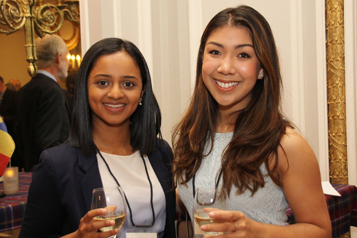 Alumnae celebrate at the 2018 Agnes Benidickson Award reception