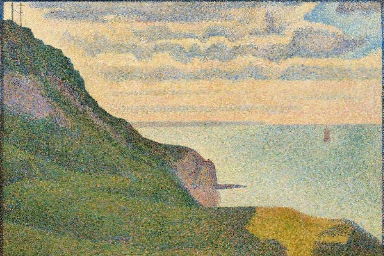 Image Credit Georges Seurat (1859-1891), Seascape at Port-en-Bessin, Normandy, 1888, 1888, oil on canvas, National Gallery of Art, Washington, D.C.