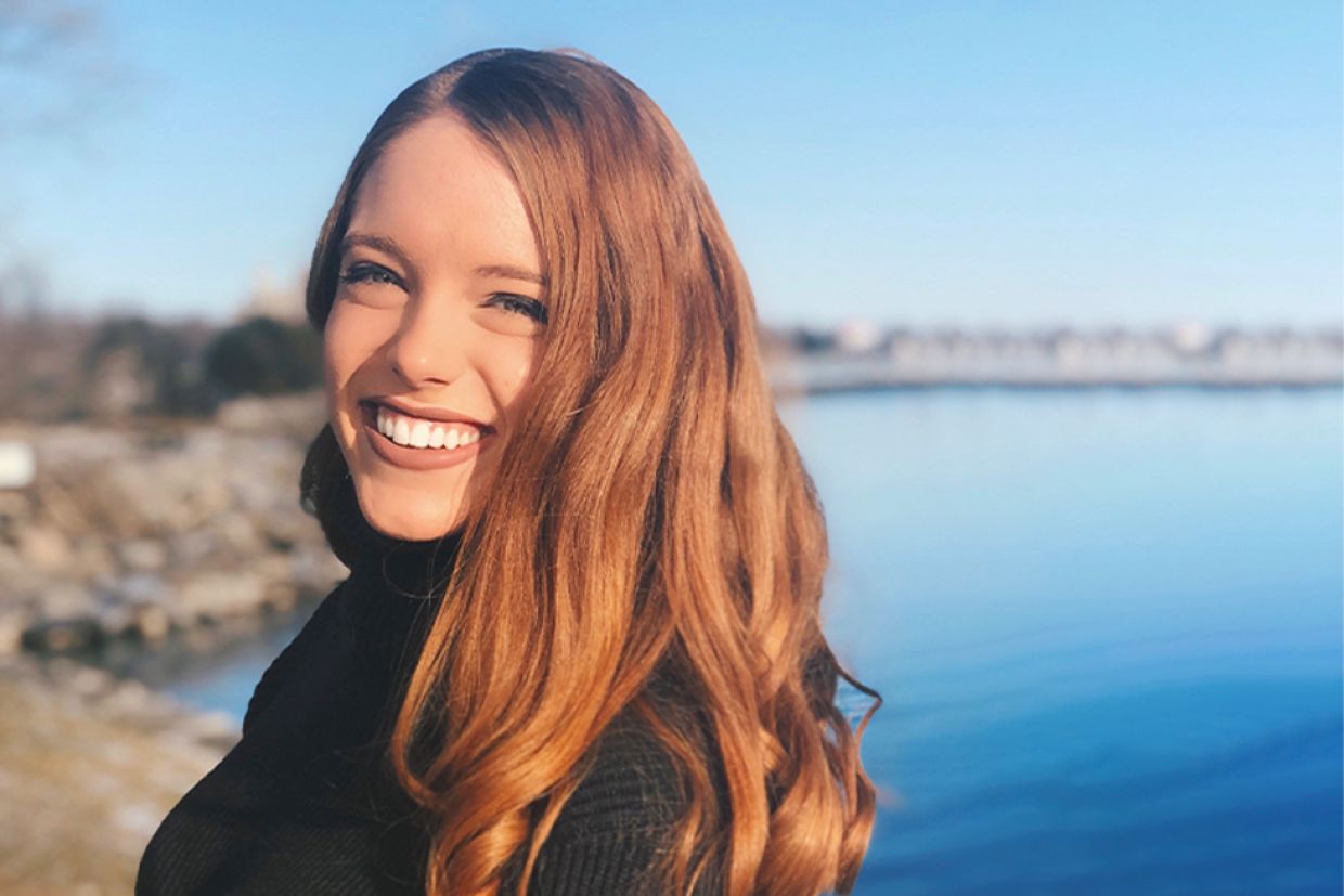 Hannah Ramsay smiling and looking at camera