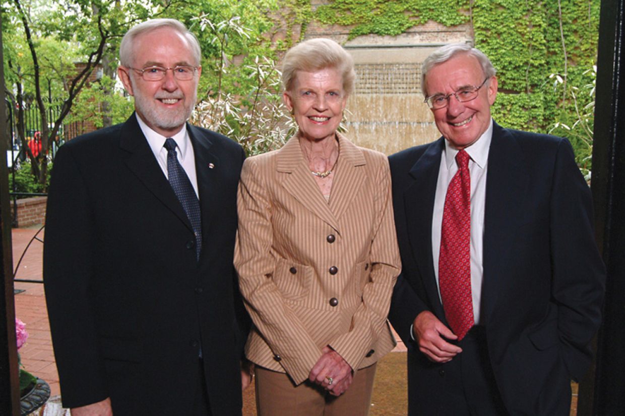 Art McDonald, Patricia Gray, and Gordon Gray
