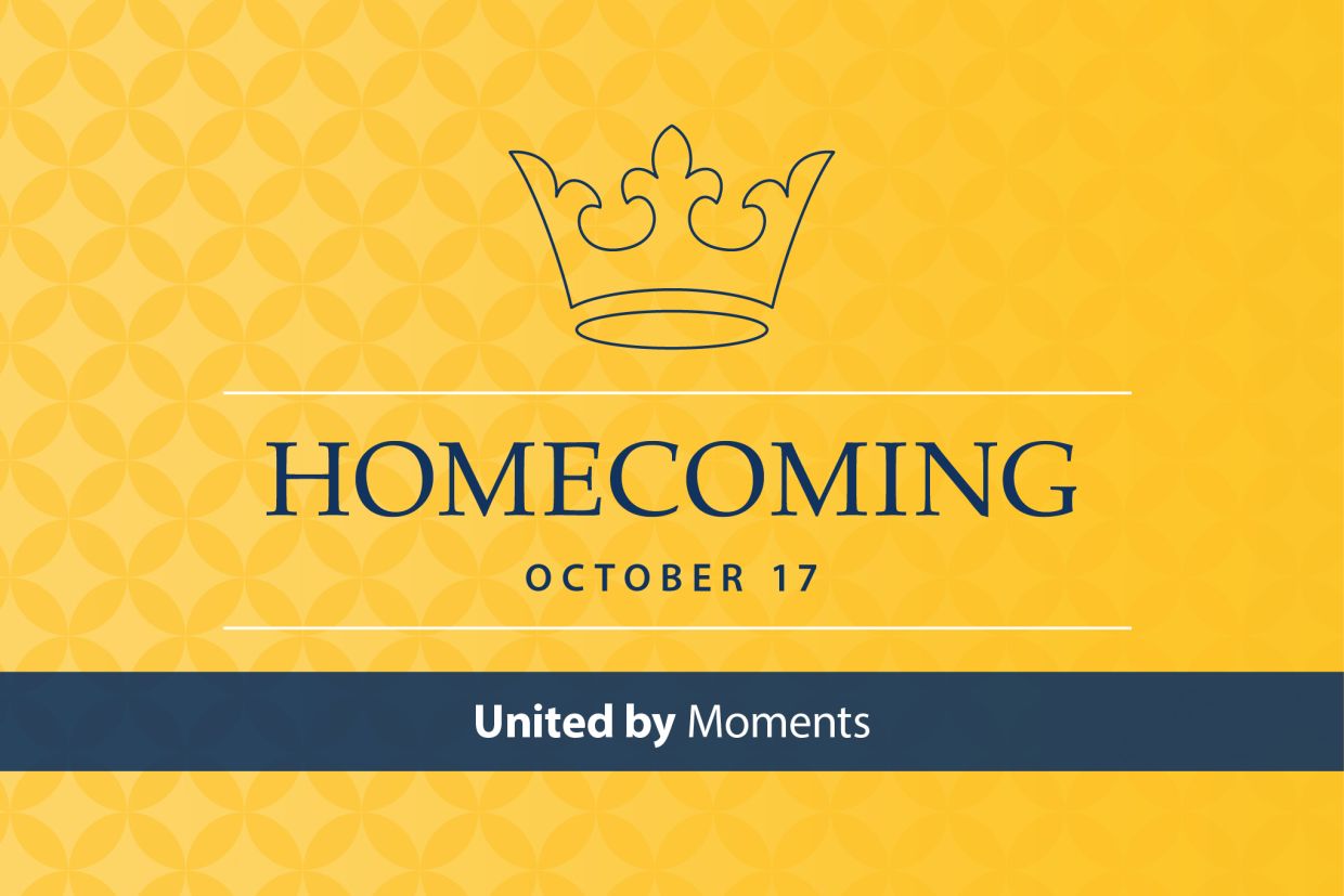 Homecoming October 17. United by moments