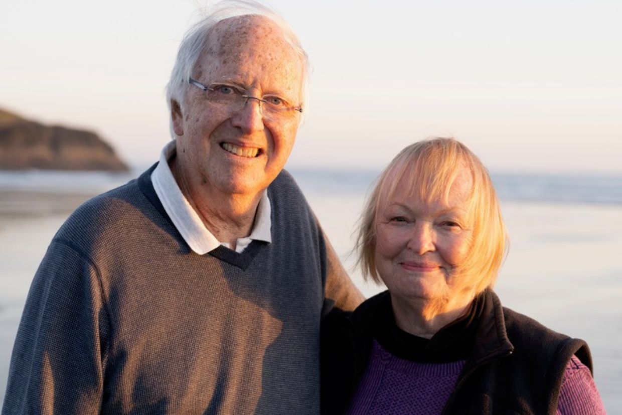 Christel Call, Arts’71, and her husband Ron 