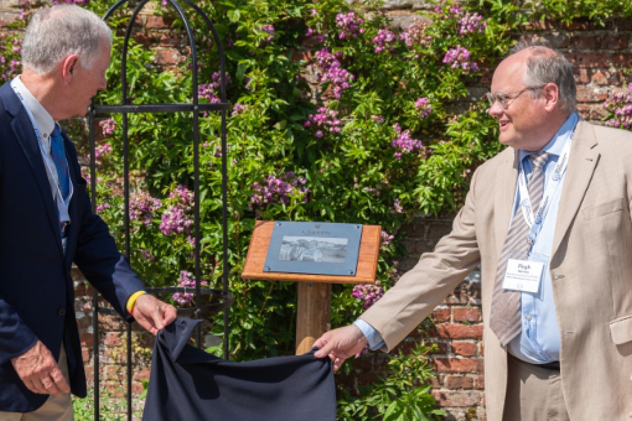 Bader plaque unvieling