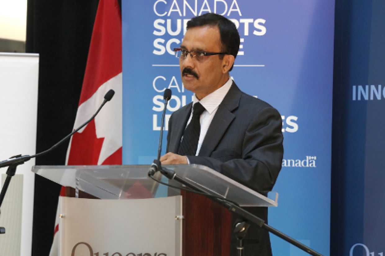 Vice-Provost and Dean of the School of Graduate Studies Fahim Quadir.