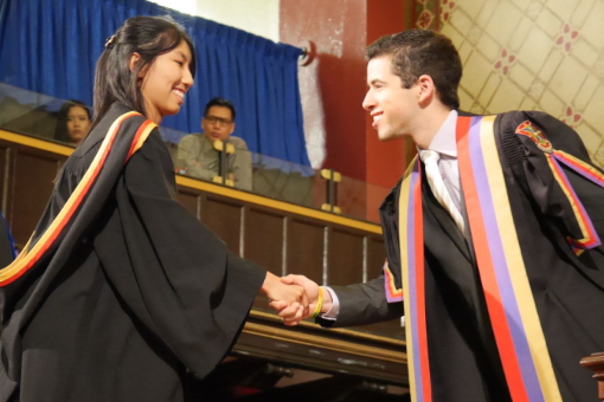 Mike Young at Convocation