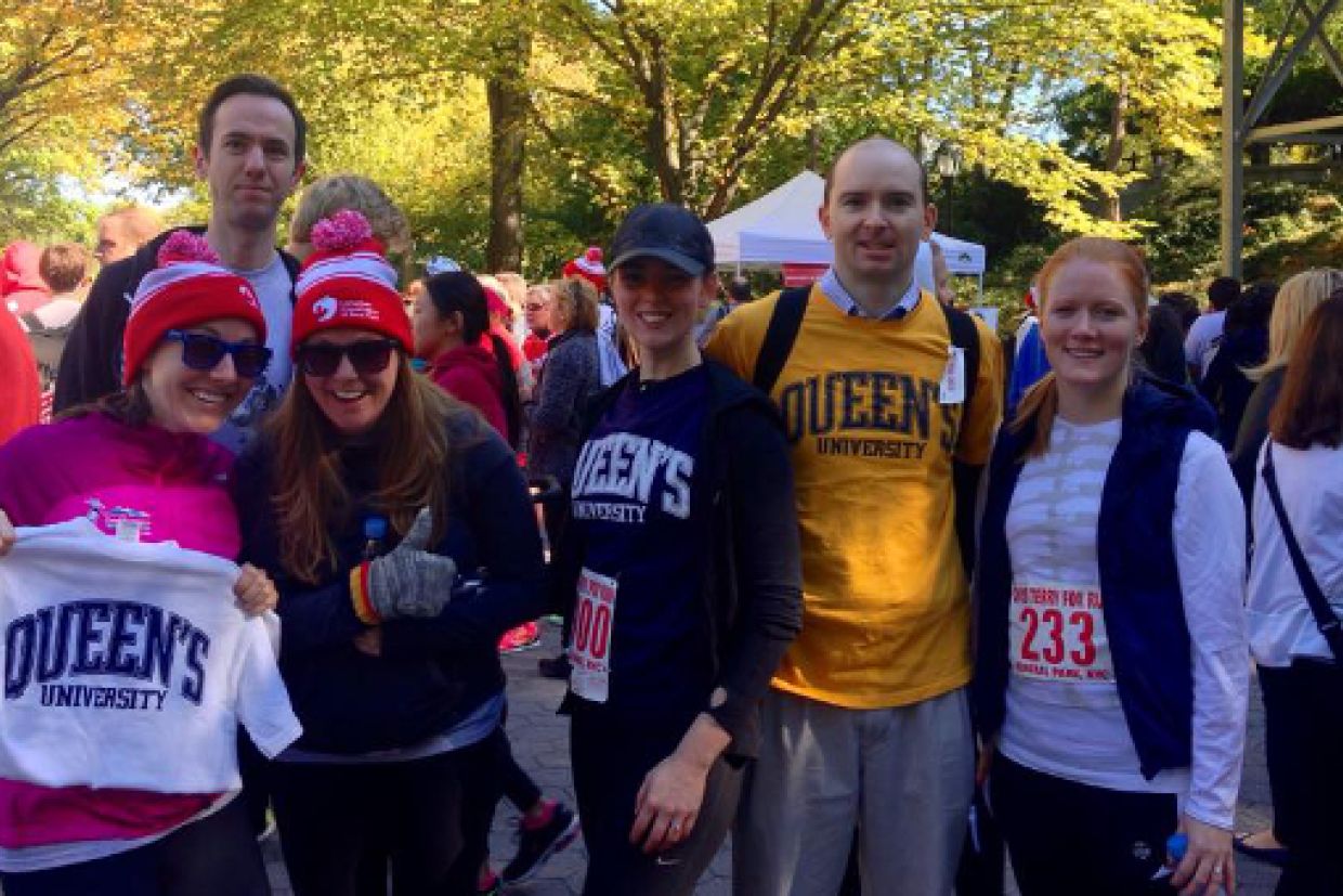 [Queen's alumni in Central Park]