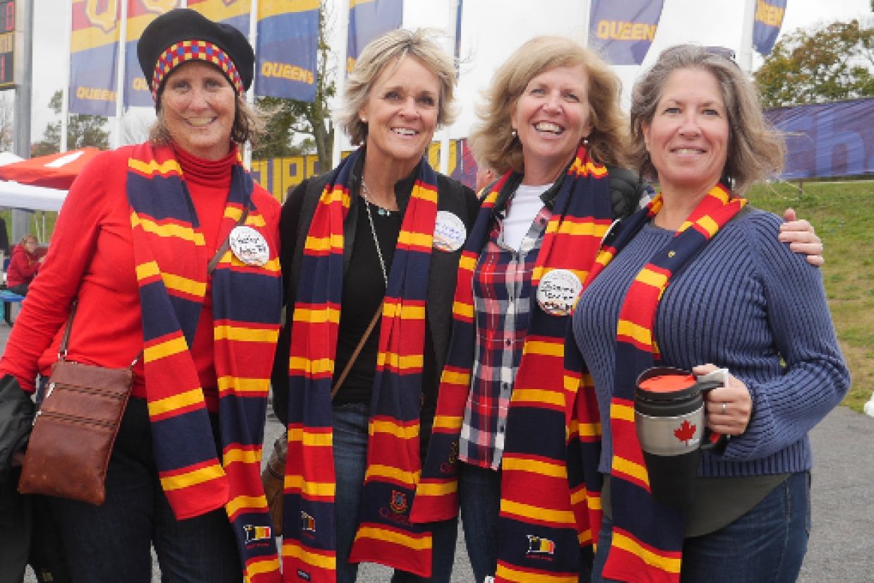 Four women from 2017 Homecoming