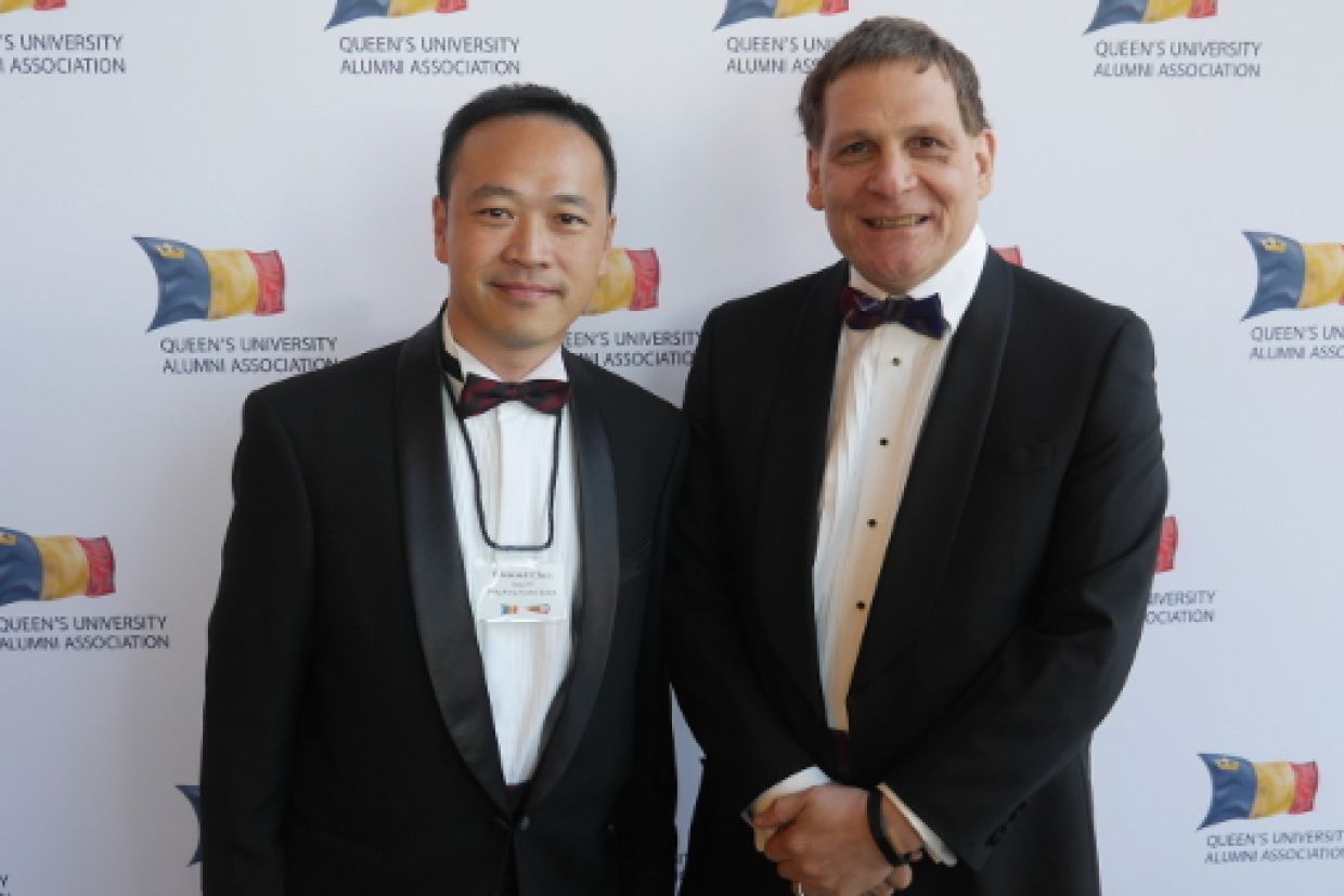 Edmond Chan with Principal Woolf