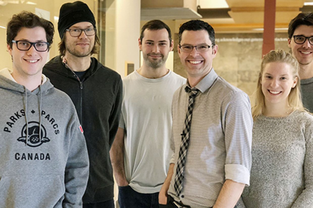 a group of researchers in a lab 