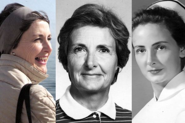  A collage of three moments featuring Norma Hargreaves, honoring her legacy.