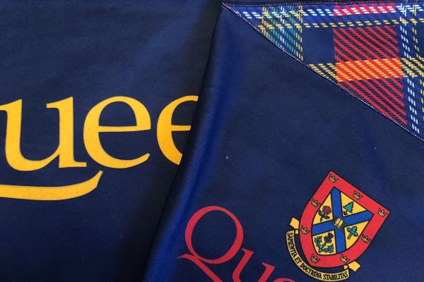 Queen's Microfibre Plaid Scarf