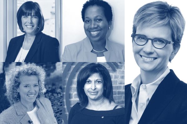 Clockwise from top left: Janet Drsydale; Juliet Daniel; Linda Plumpton; Desirée Bombenon; and Kristi Herold.