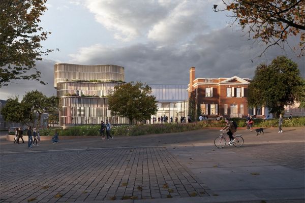 Rendering of the new Agnes Etherington Art Centre