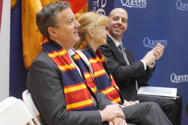 Ross Beaty, Trisha Beaty and Provost Benoit-Antoine Bacon