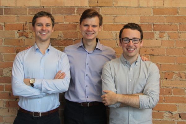 CleanSlate founders Taylor Mann, Scott Mason, Oleg Baranov