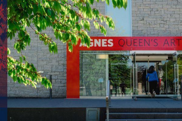 View of the Agnes Etherington Art Centre front entrance