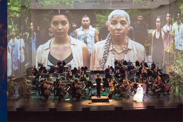 Ka'tarohkwi Festival of Indigenous Arts, hosts the NAC Ochestra "Lost My Talk" at the Isabel