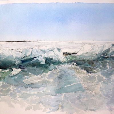 Spring Breakup at the Foot of Barrie Street