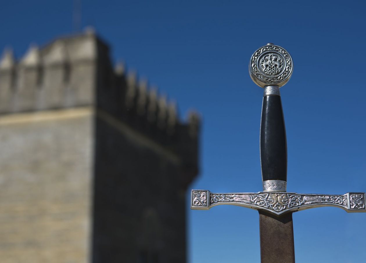 A sword and castle 