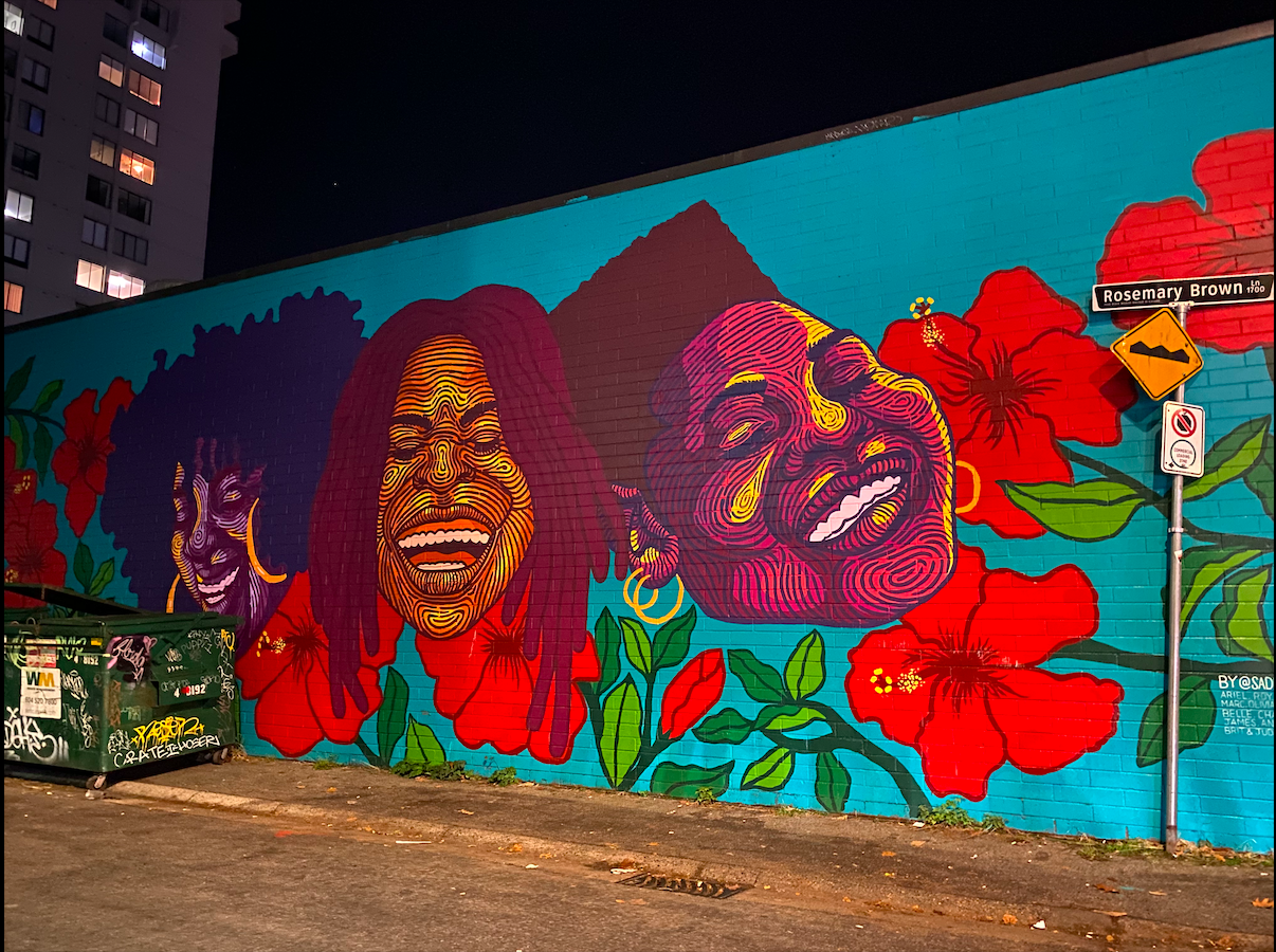 Photo of art on outdoor wall 