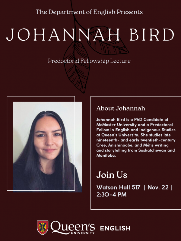 poster for johannah's talk 