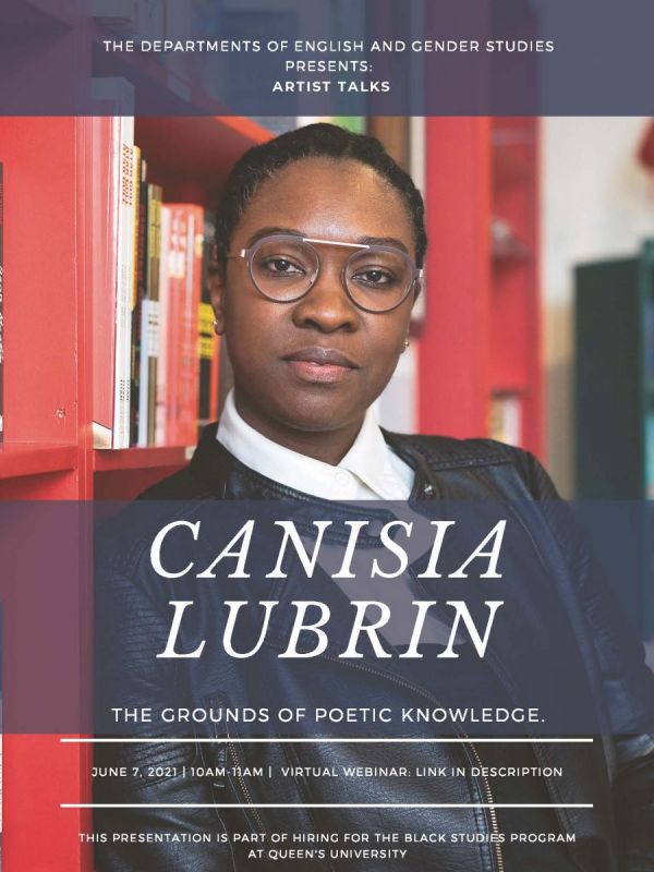 Artist Talks - Canisia Lubrin