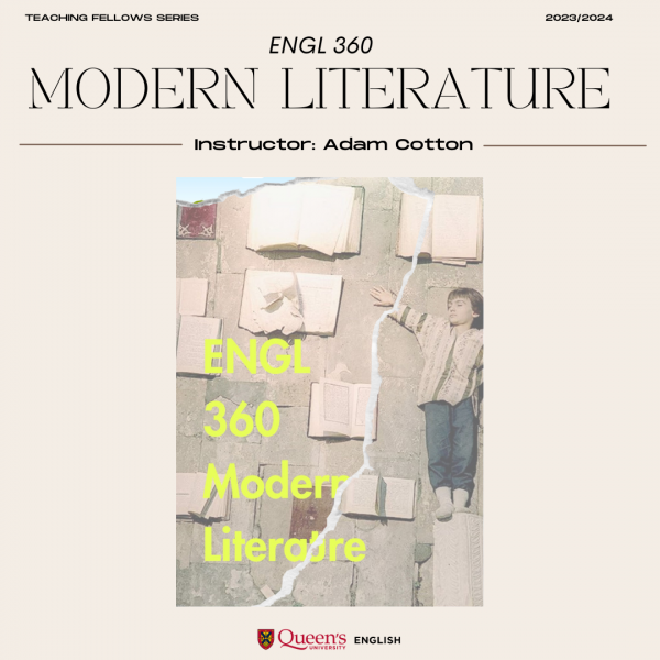 photo announcing modern literature 