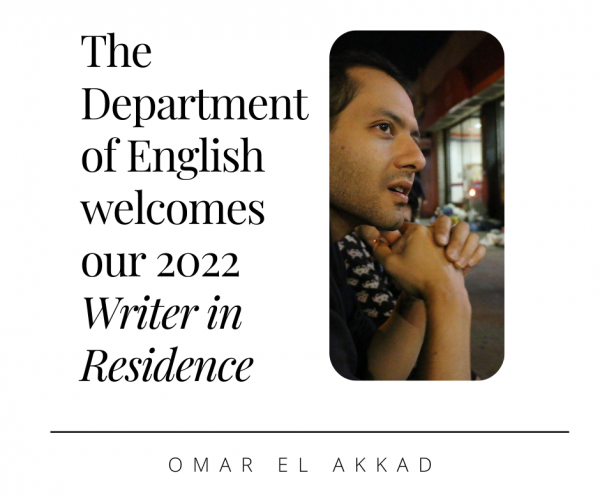 photo of Omar and welcome message 