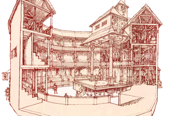 Drawing of a building