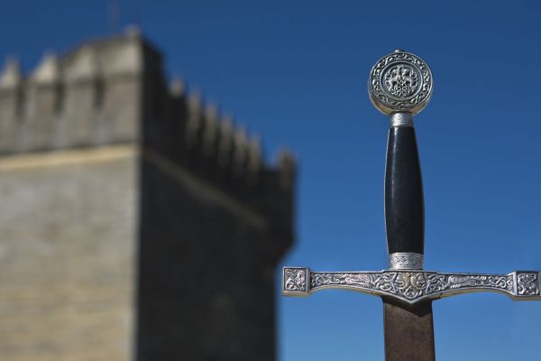 A sword and castle 