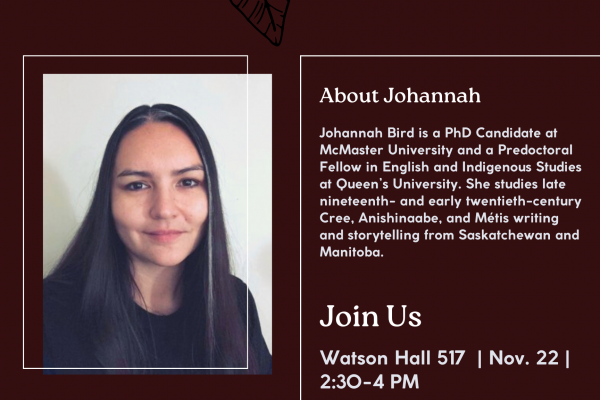 poster for johannah's talk 