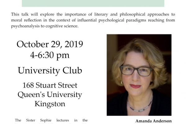Sister Sophie Lecture: Dr. Amanda Anderson