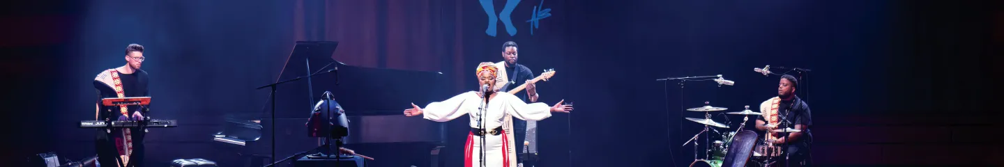 Photo of a concert hosted at Isabel Bader Centre auditorium
